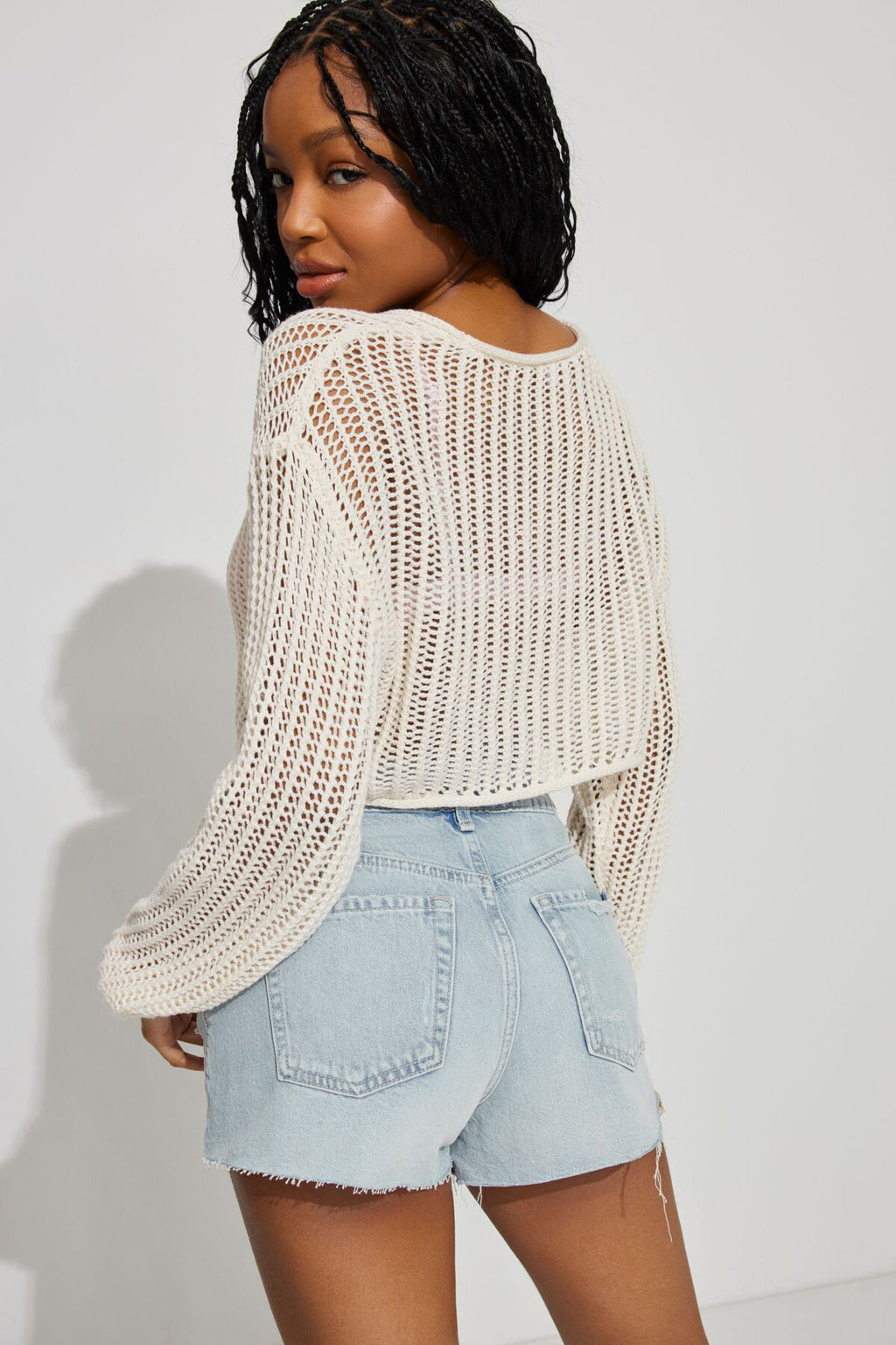 Open Knit Sweater