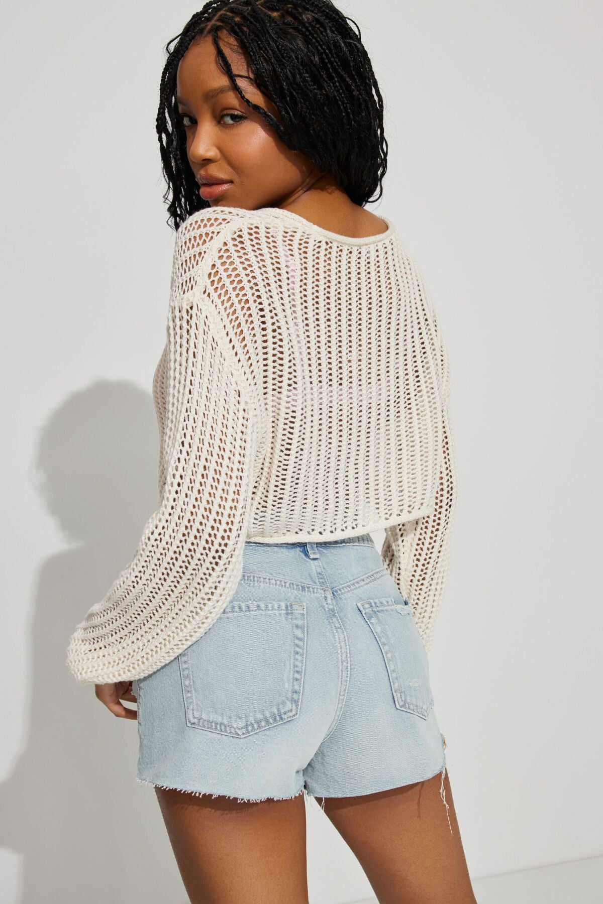 Open Knit Sweater