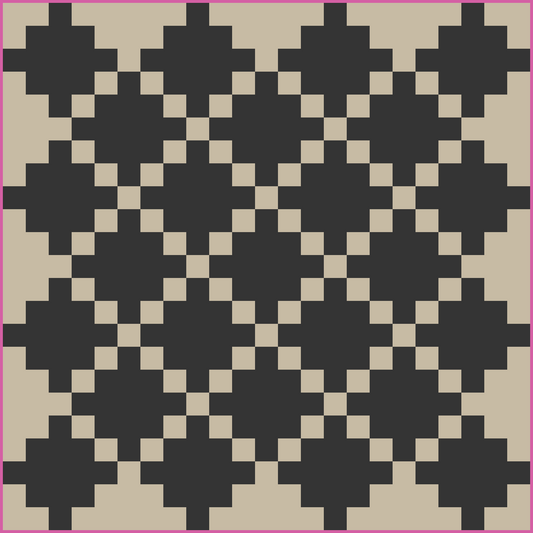 Celtic Crossing Quilt Kit - Charcoal & Parchment