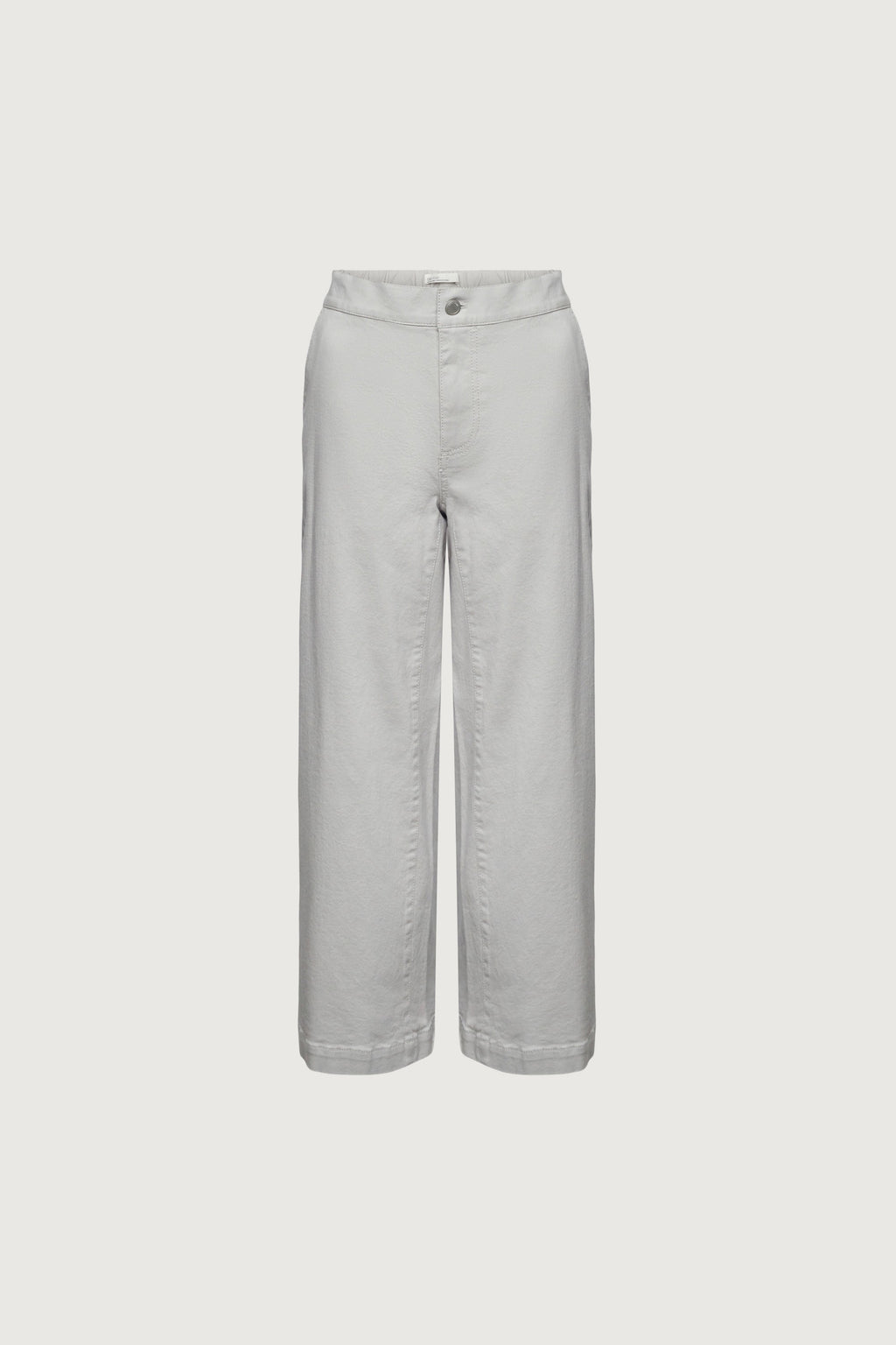 PANTALON LARGE EN SERGÉ LONGUEUR COURTE