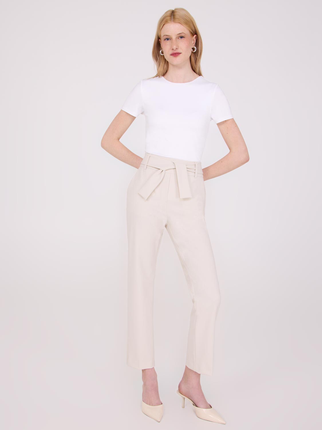 Pantalon slim avec ceinture