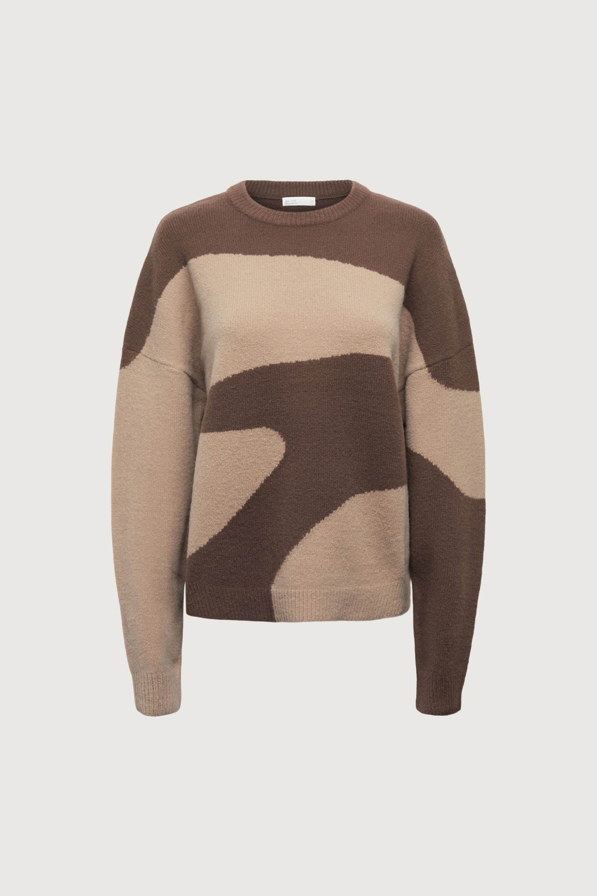 PULL INTARSIA SURDIMENSIONNÉ