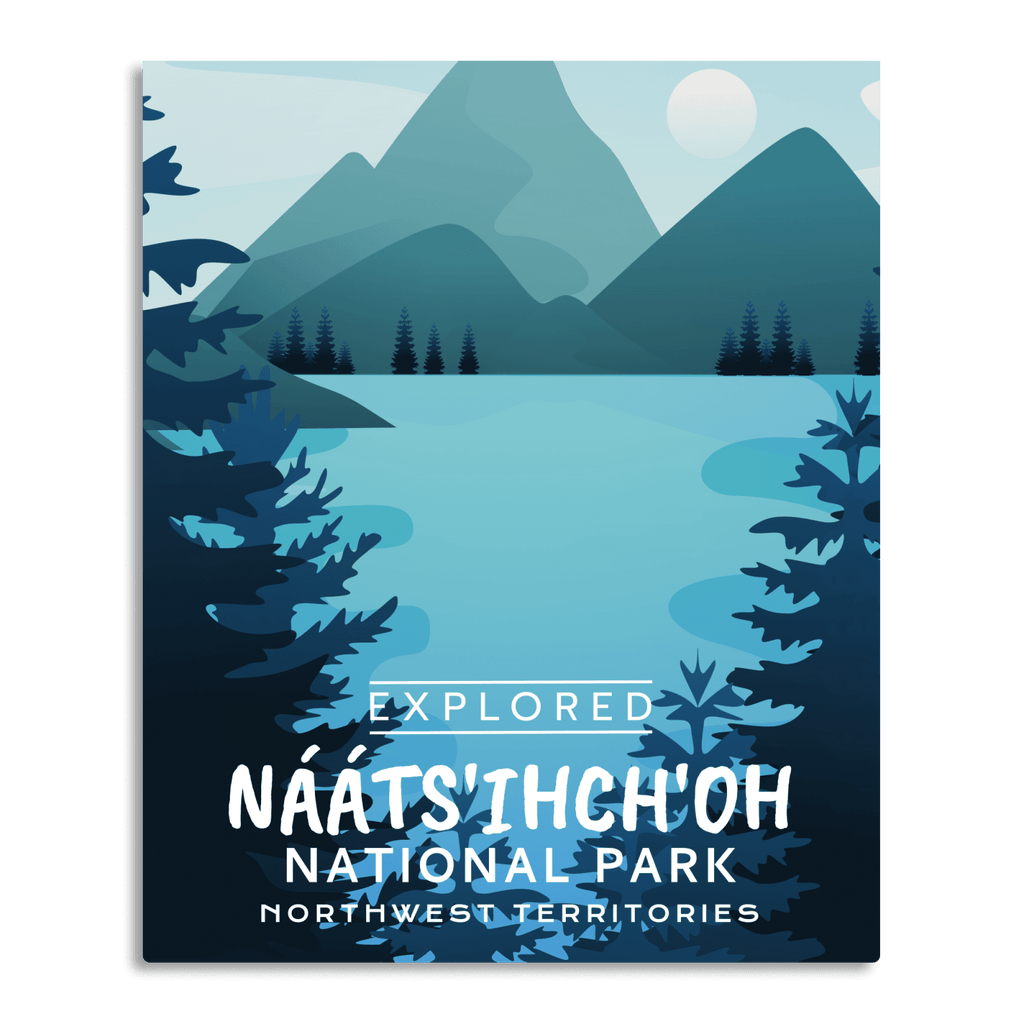 Affiche « Explorée » du parc national de Naatsihchoh