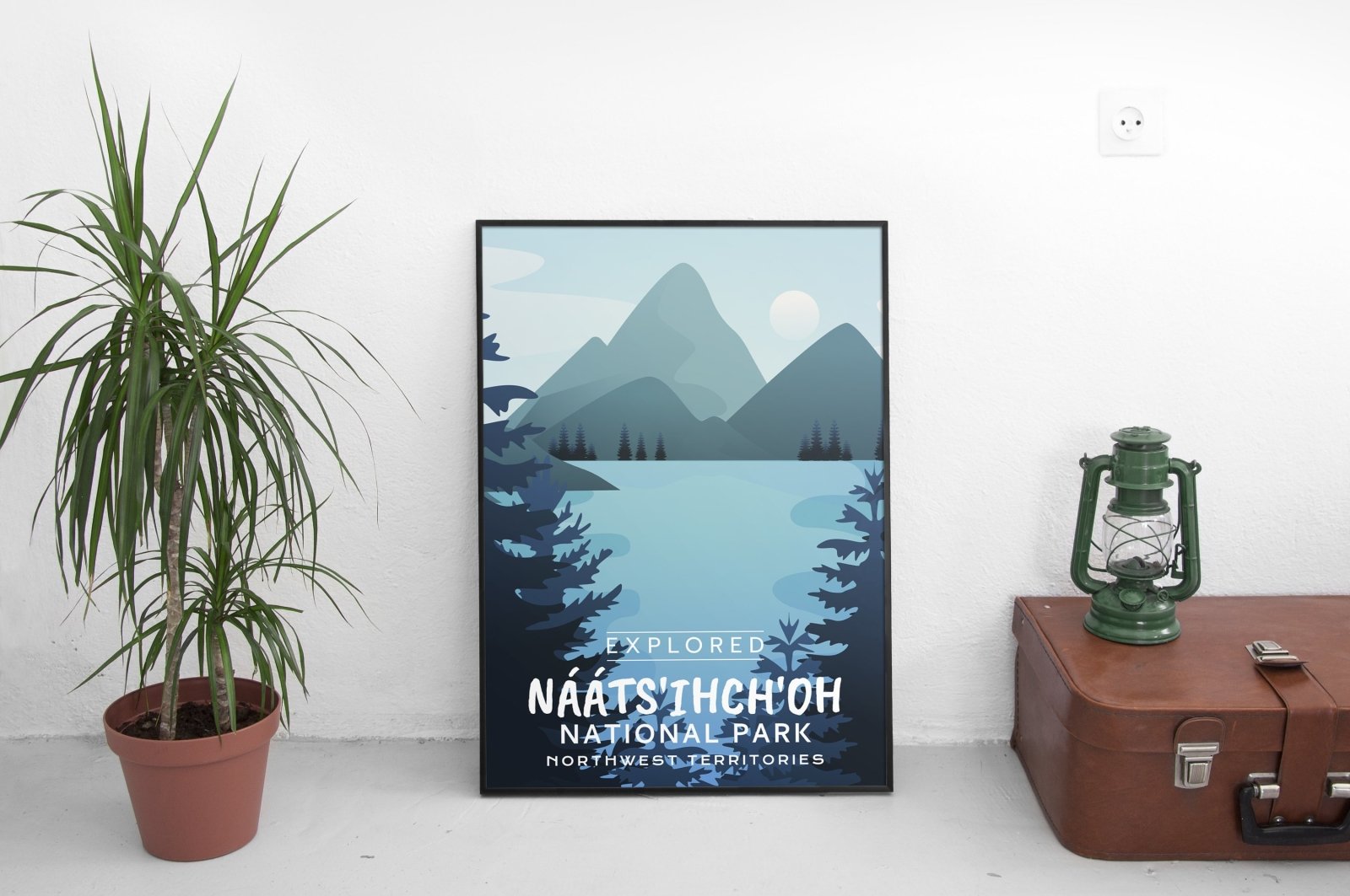 Affiche « Explorée » du parc national de Naatsihchoh