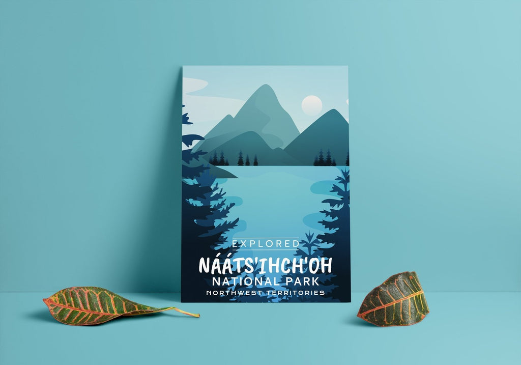 Affiche « Explorée » du parc national de Naatsihchoh