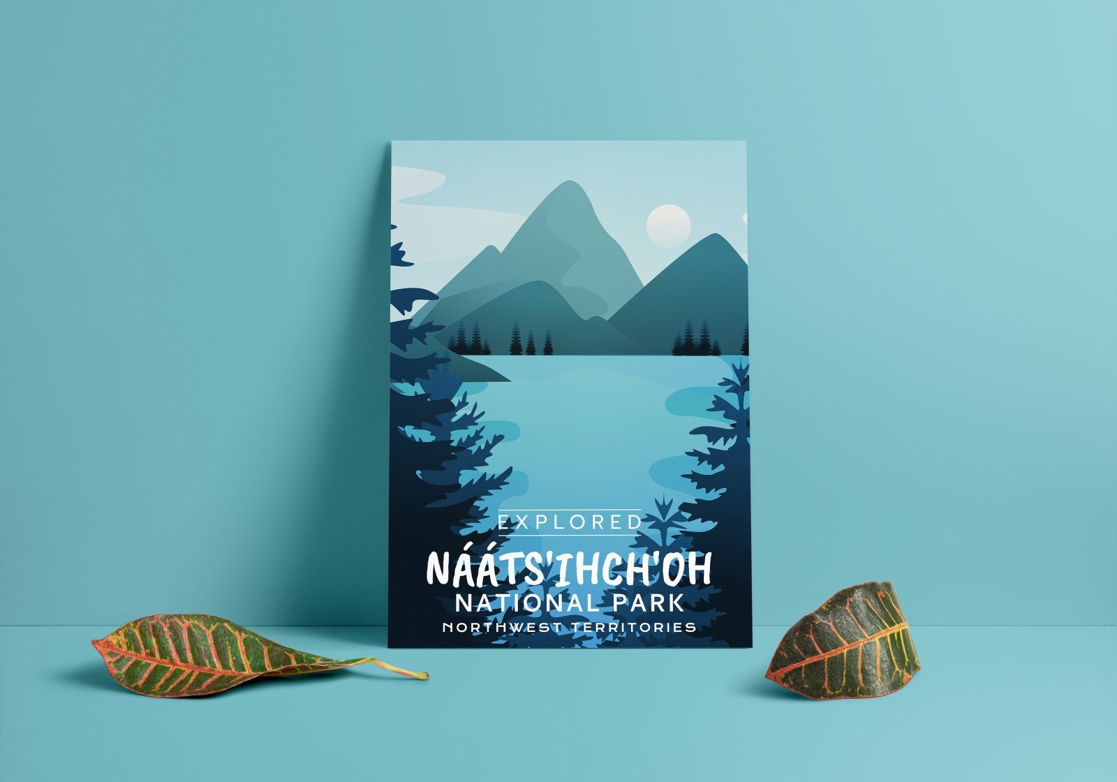 Affiche « Explorée » du parc national de Naatsihchoh