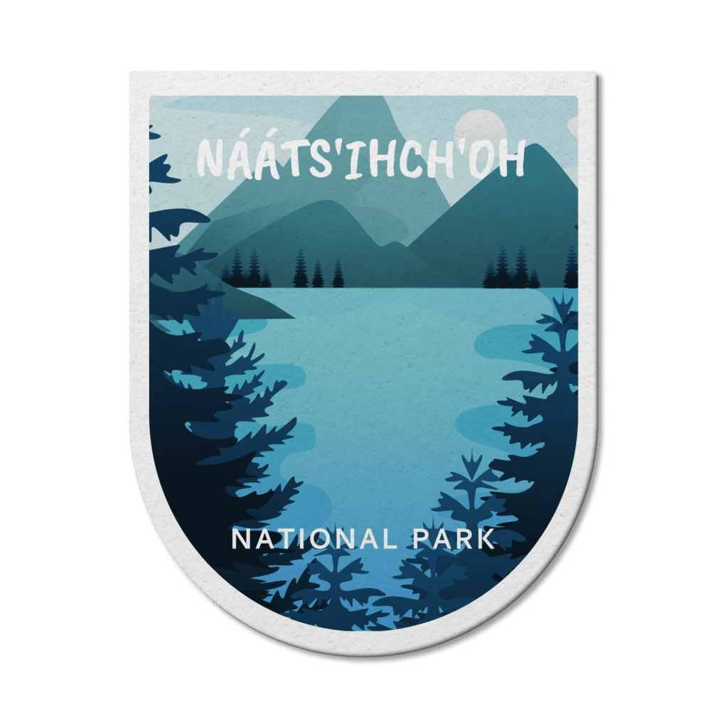 Naats'ihch'oh National Park of Canada Waterproof Vinyl Sticker