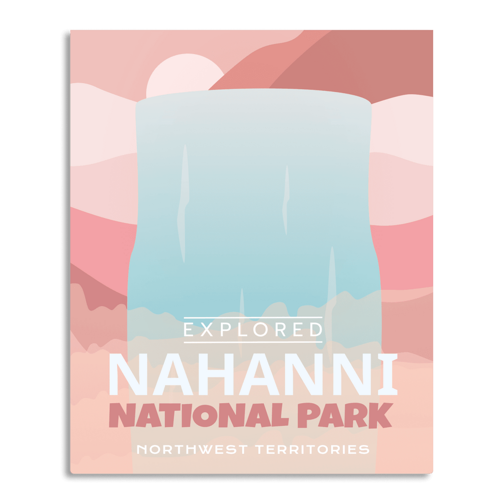 Nahanni National Park 'Explored' Poster, Canada Parks
