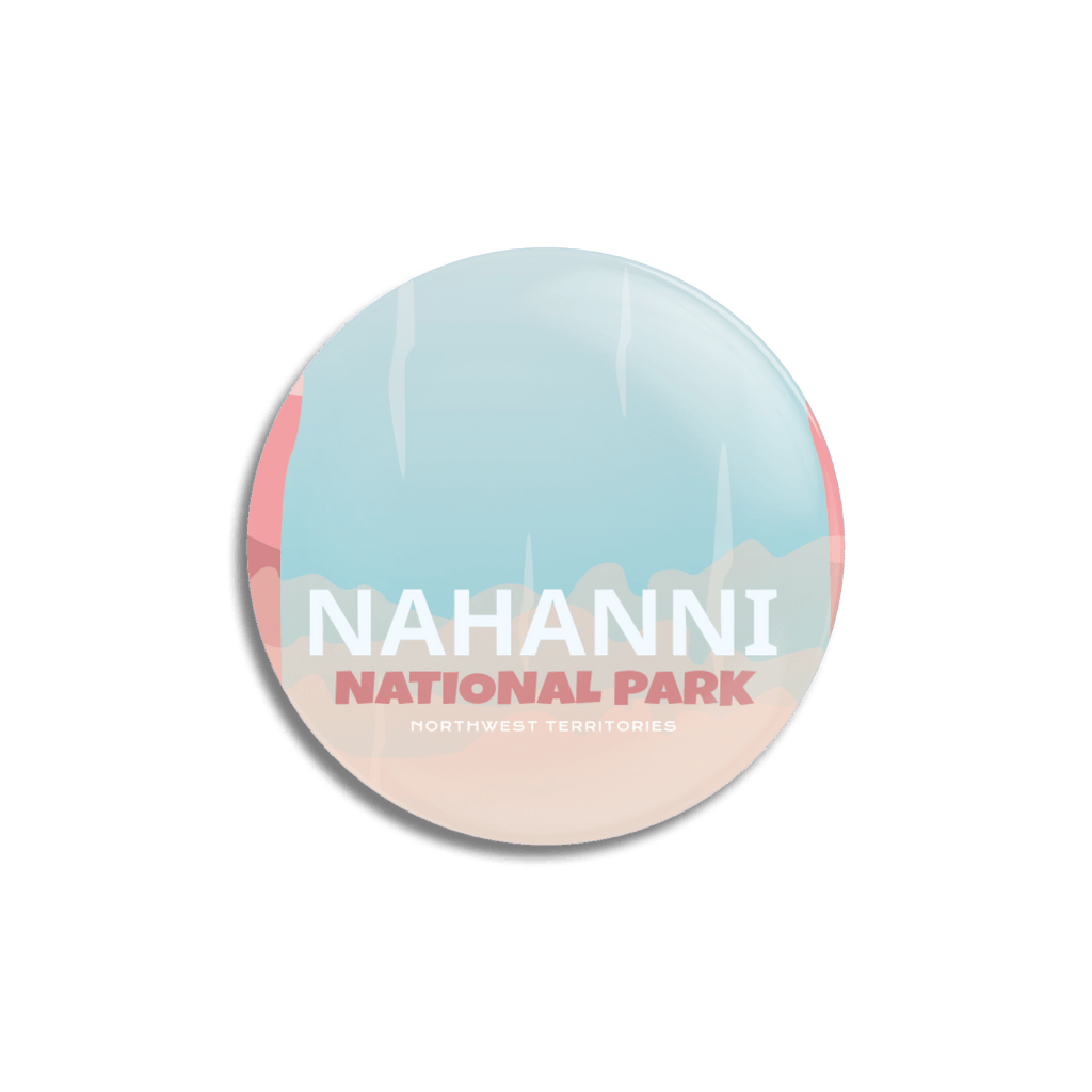 Nahanni National Park of Canada Pinback Button