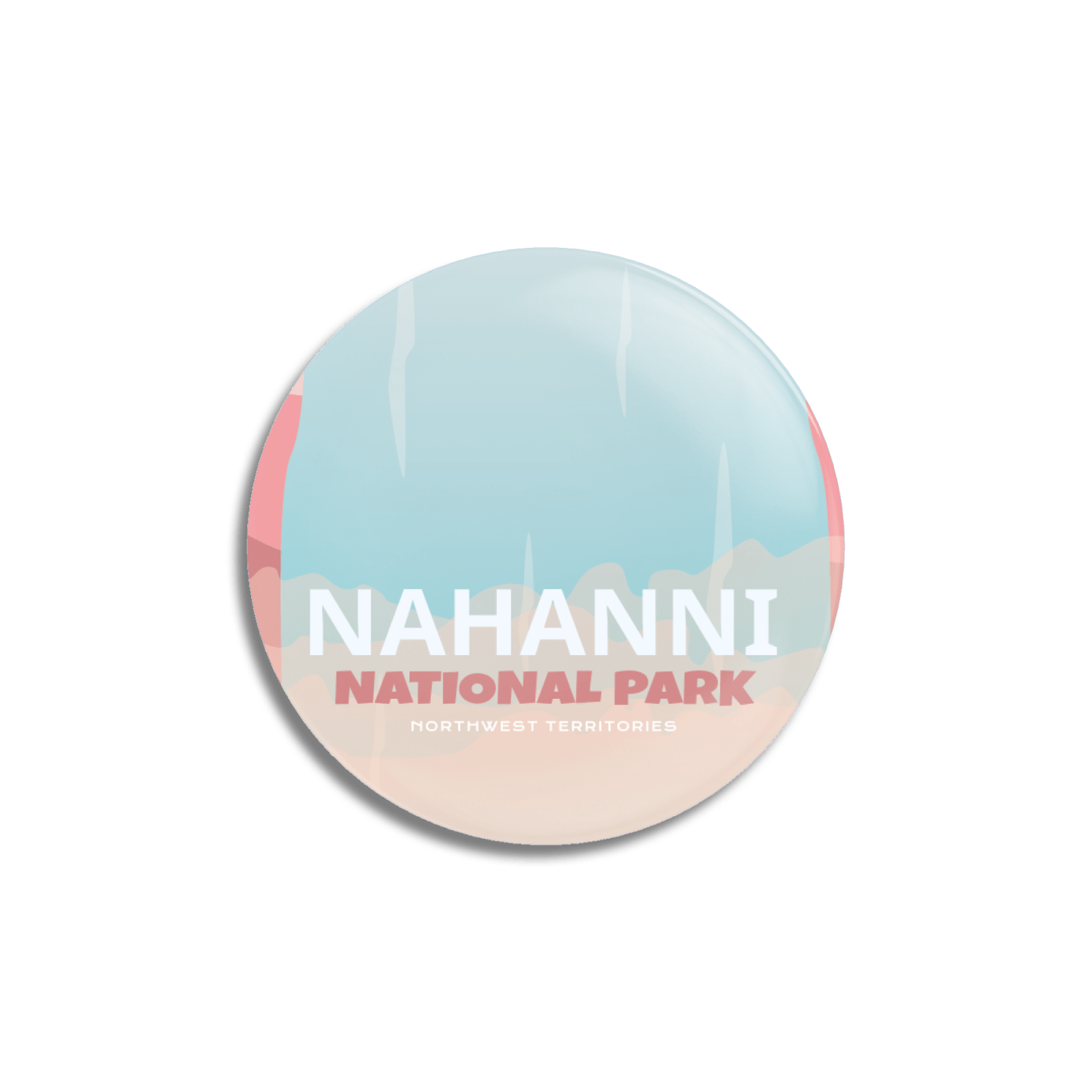 Nahanni National Park of Canada Pinback Button