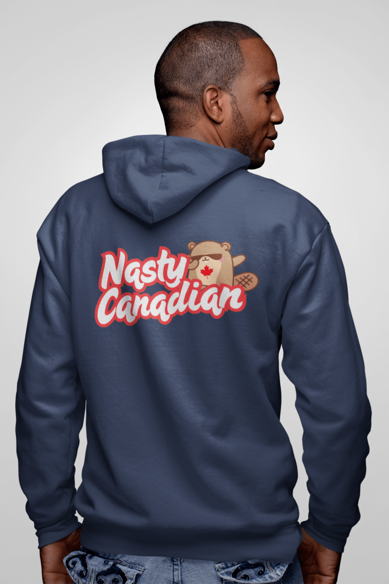 Nasty Canadian Unisex Zip Hoodie by RowanTree