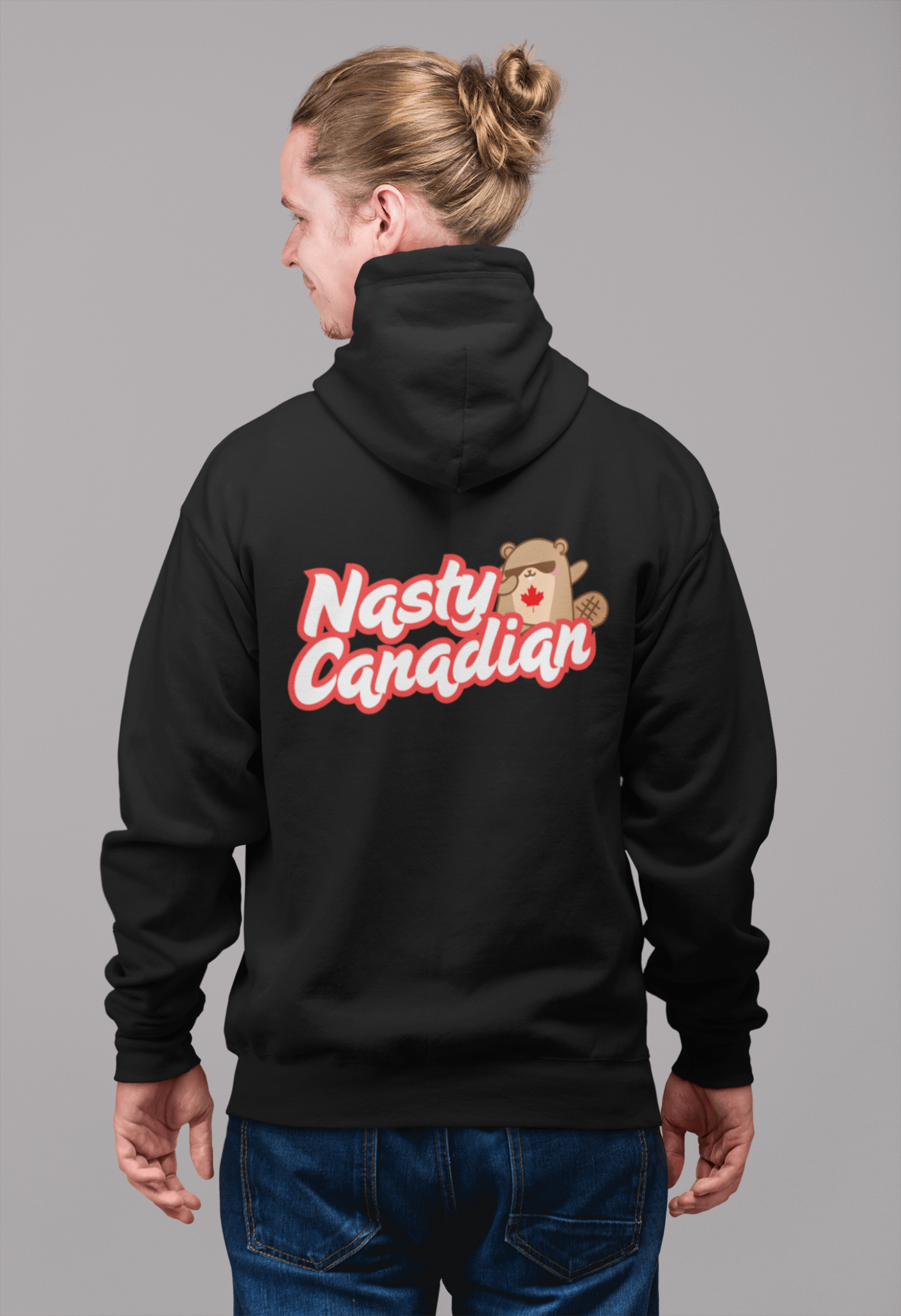 Nasty Canadian Unisex Zip Hoodie by RowanTree