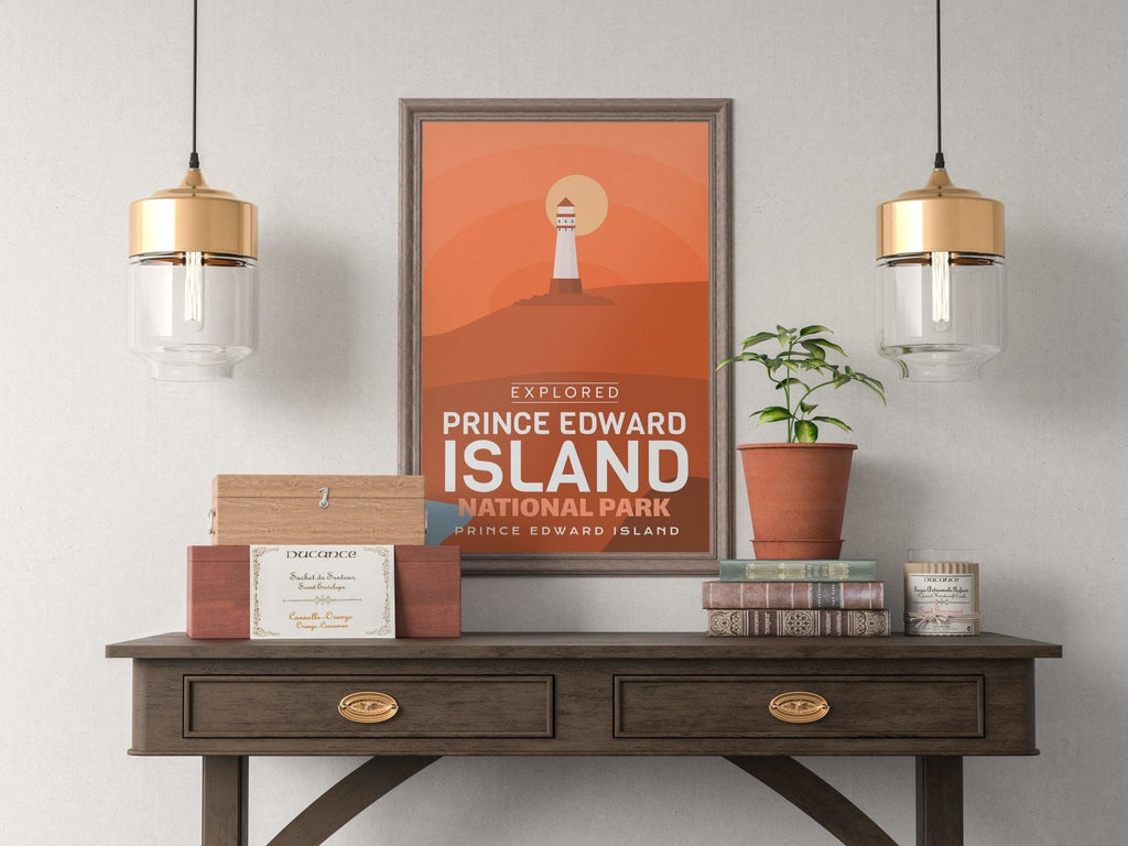 Affiche numérique « Exploré » du parc national