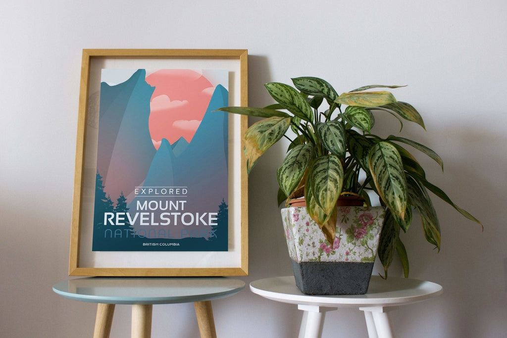 Affiche numérique « Exploré » du parc national