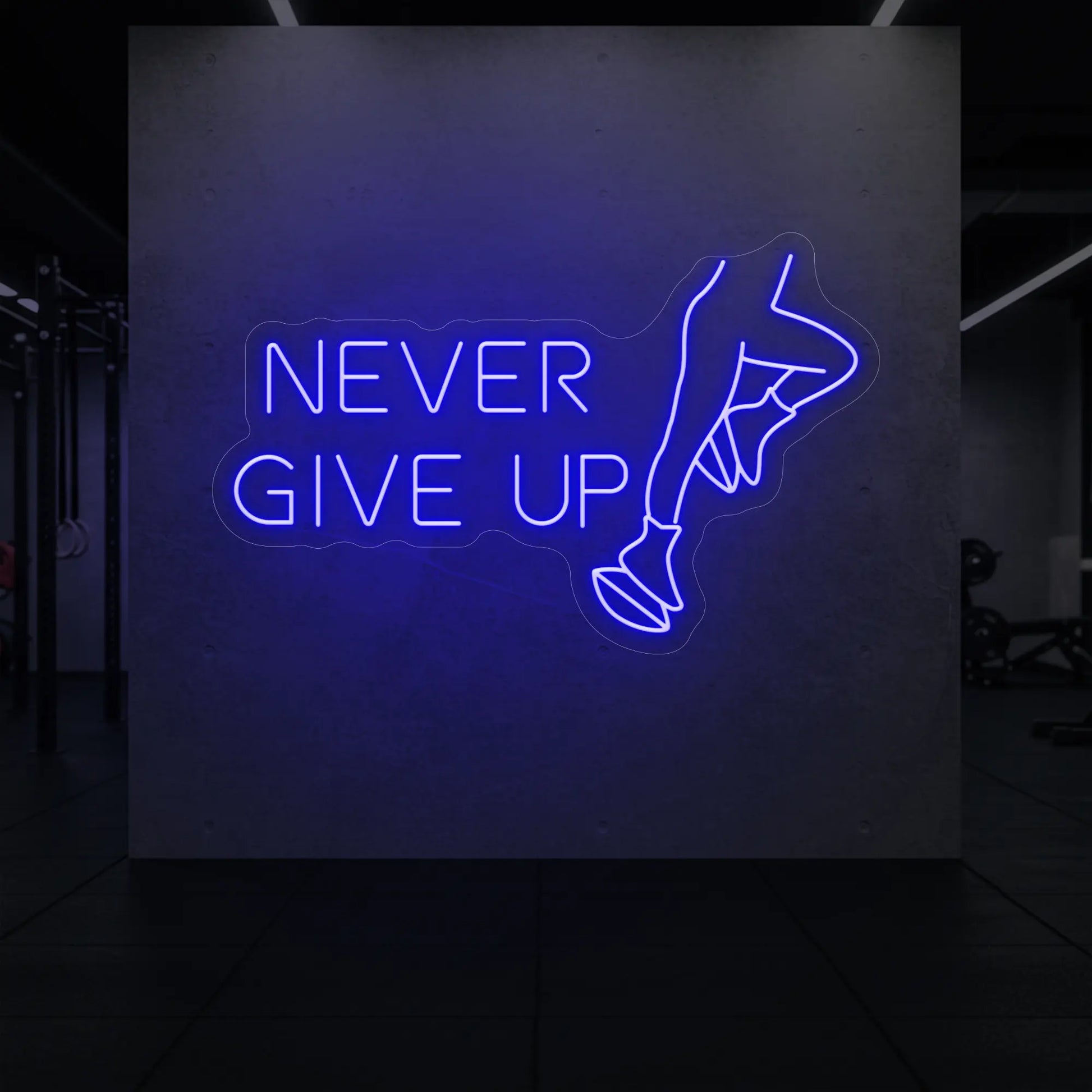 N'ABANDONNEZ JAMAIS Enseigne lumineuse