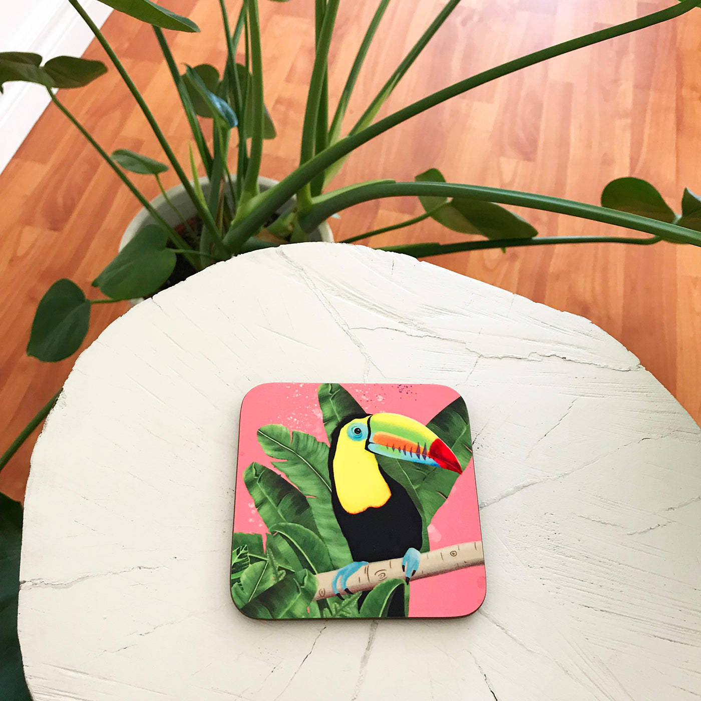 Dessous de verre Toucan tropical