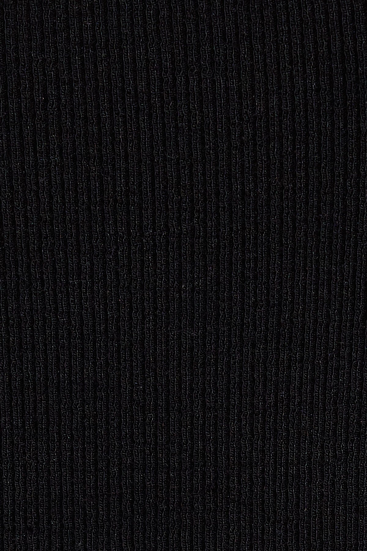 Rib Open Back Halter Dress