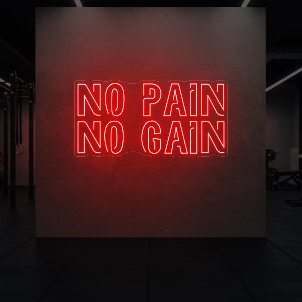 NO PAIN NO GAIN Neon Sign