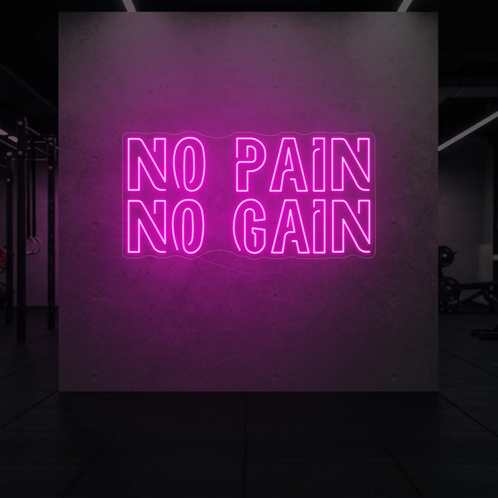 NO PAIN NO GAIN Neon Sign