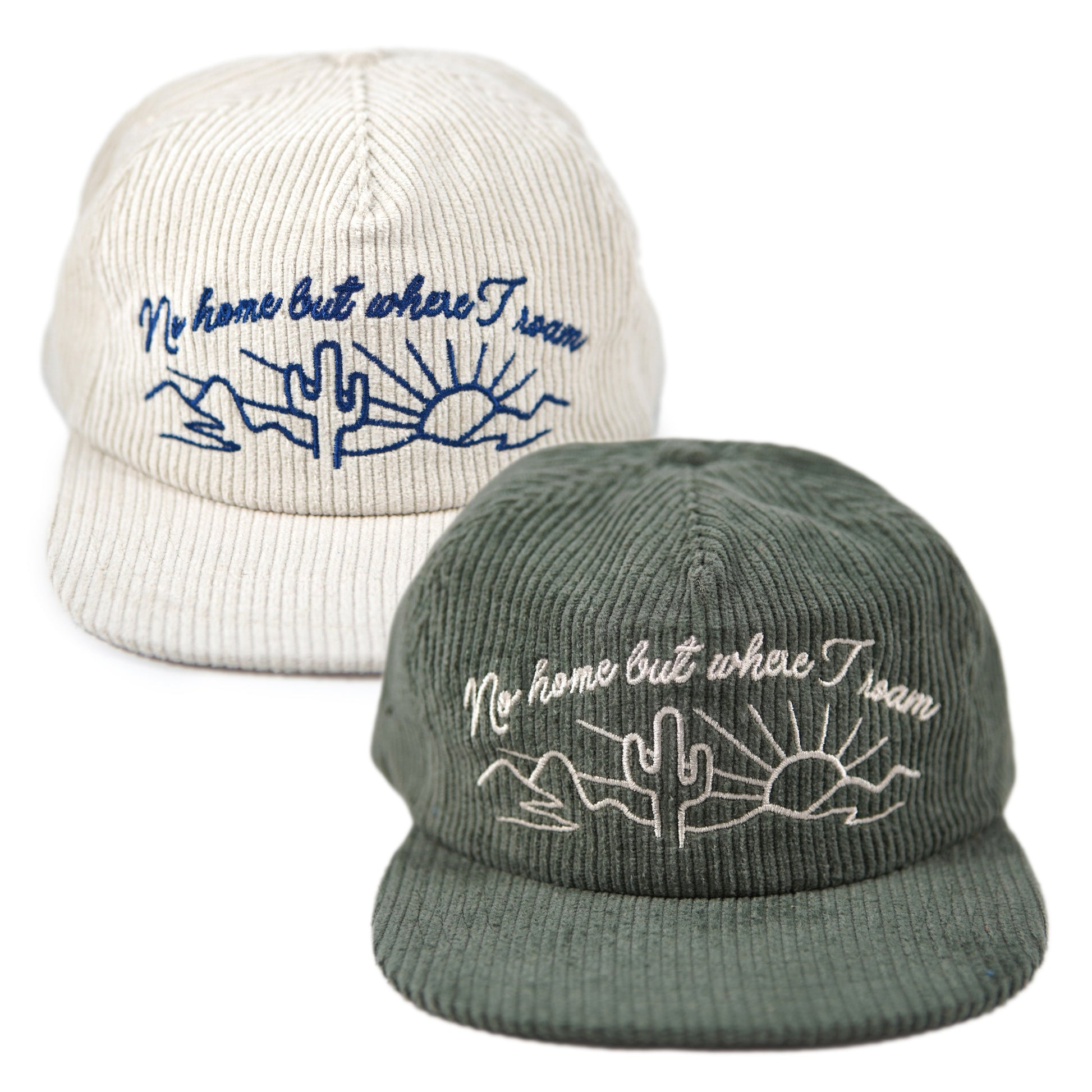 No Home But Where I Roam Corduroy Hat