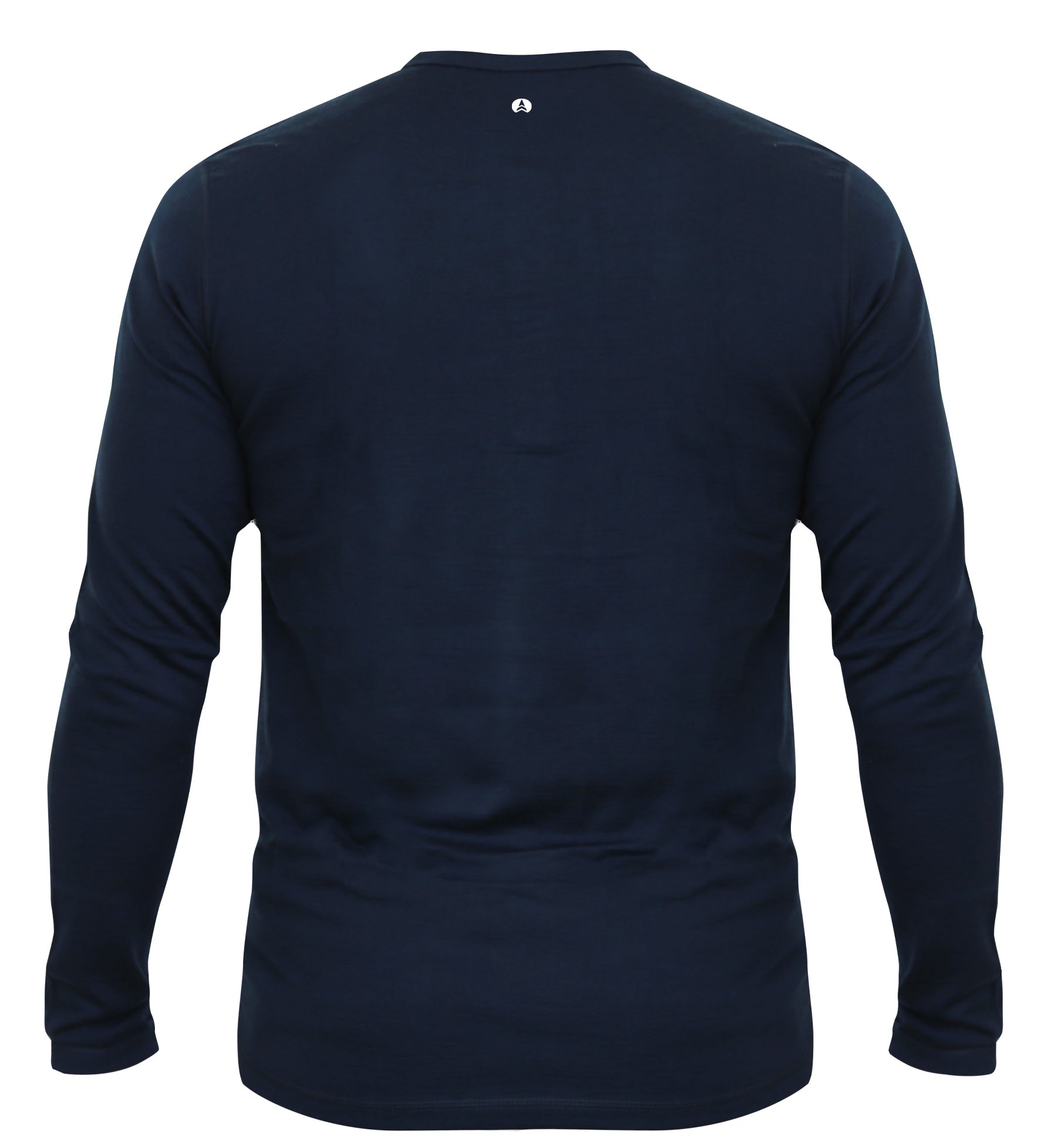 NorthWool Men's Merino Wool Long Sleeve Henley Base Layer Shirt 260 GSM