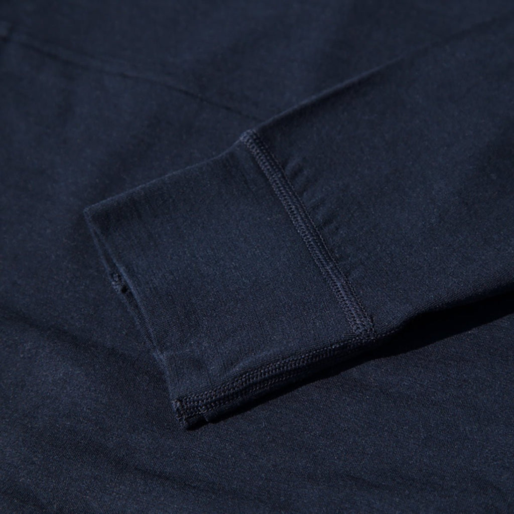 NorthWool Men's Merino Wool 1/4 Zip Midlayer Hoodie with Pouch and Pocket 260 GSM