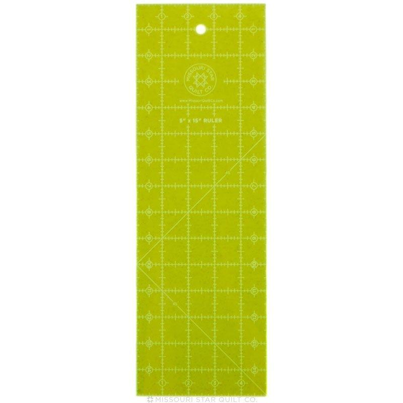 Règle MSQC Missouri Star 5" x 15"