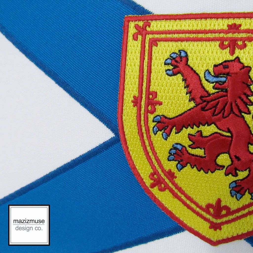 Housse de coussin d'extérieur Saltire Sunbrella®, motif drapeau de la Nouvelle-Écosse 
