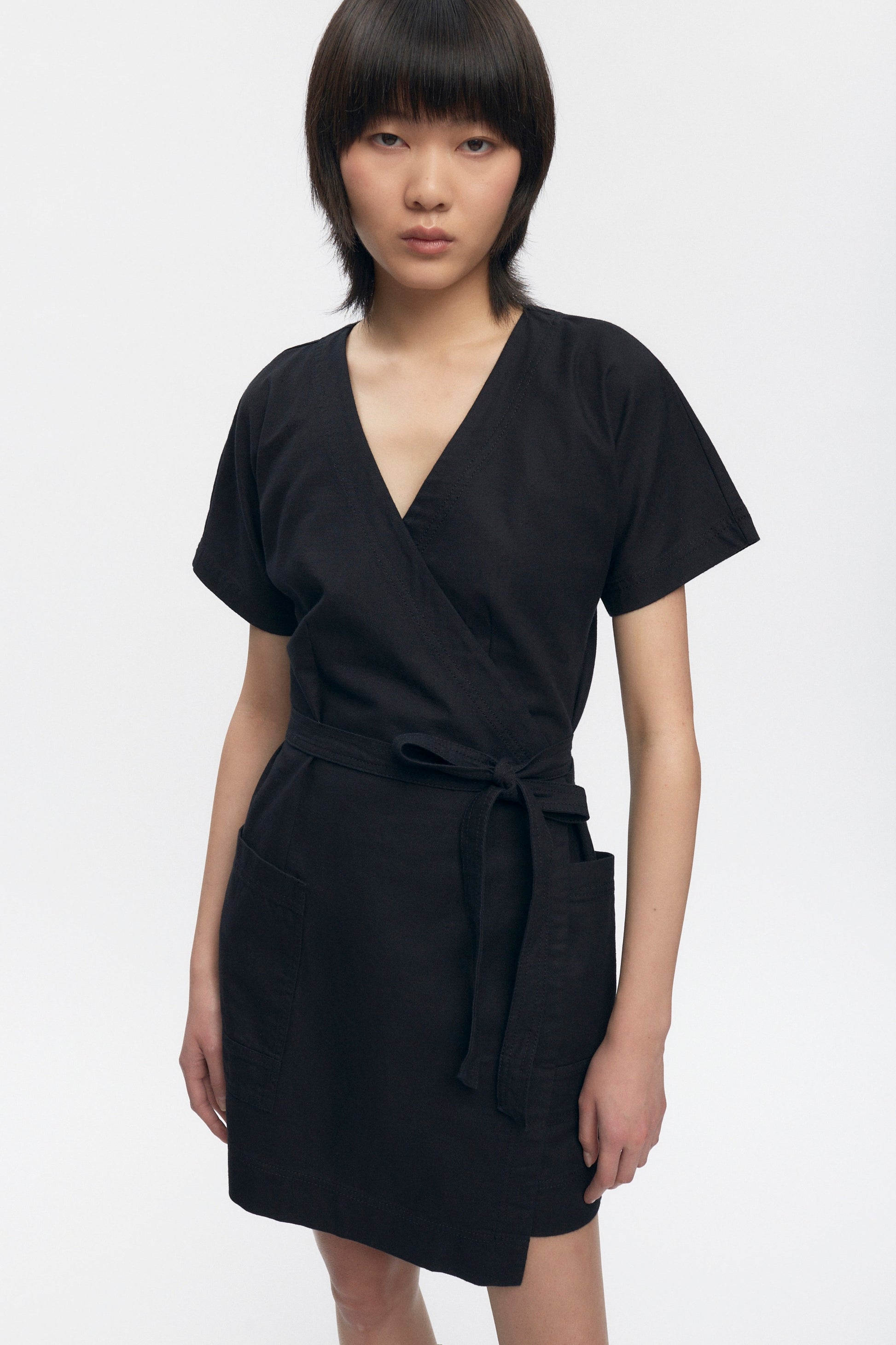 Robe portefeuille pour femme