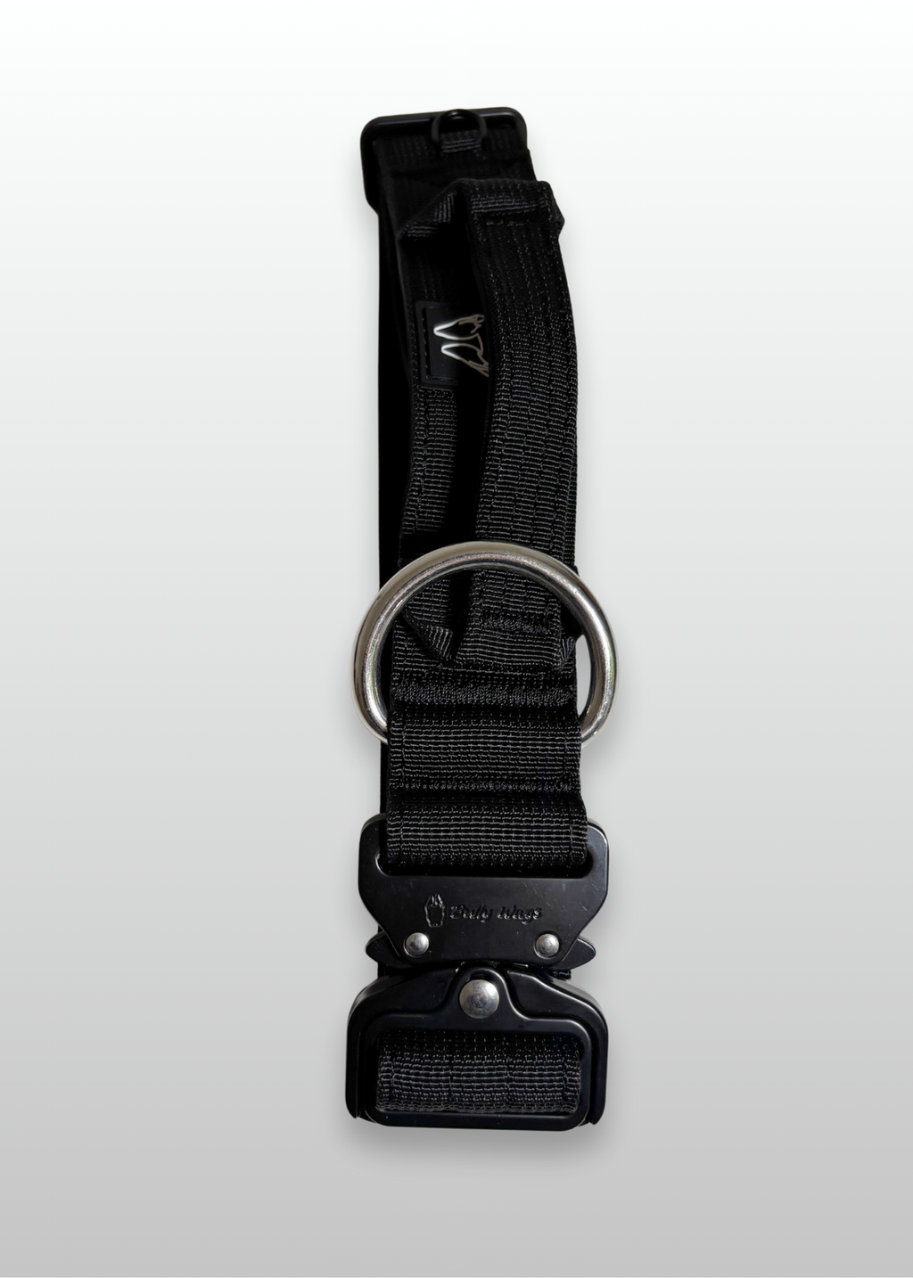 Collier tactique 1,5" avec poignée - Noir