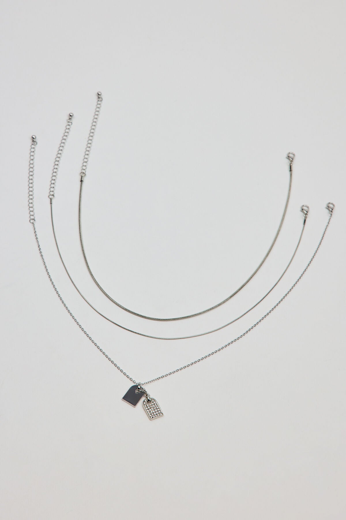 Lot de 3 colliers avec plaques d'identité pour chien