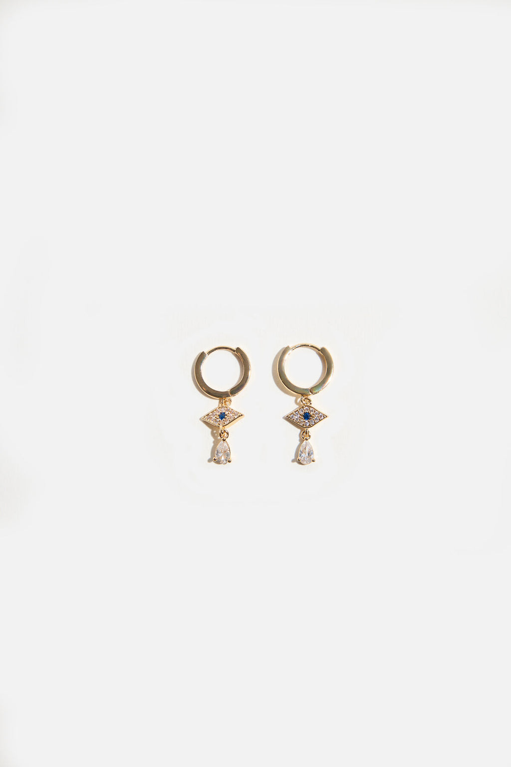 Boucles d'oreilles Huggie Mauvais Œil