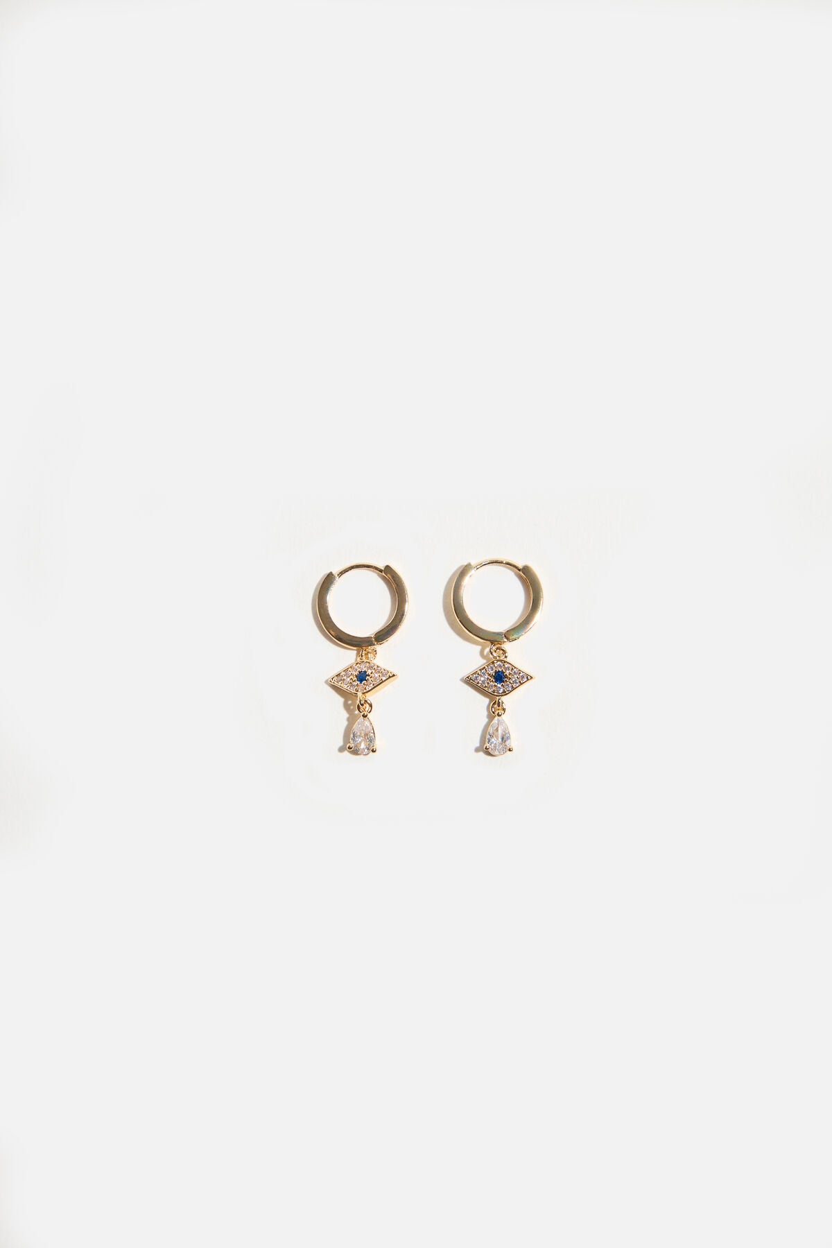 Boucles d'oreilles Huggie Mauvais Œil