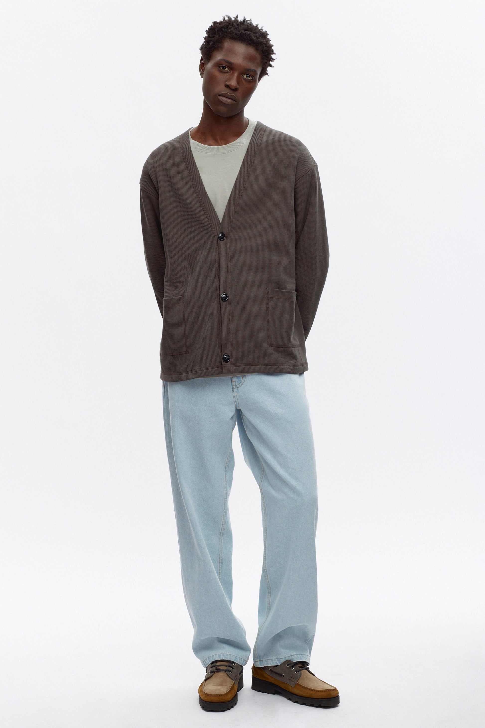 Men's Atlas Waffle Cardigan
