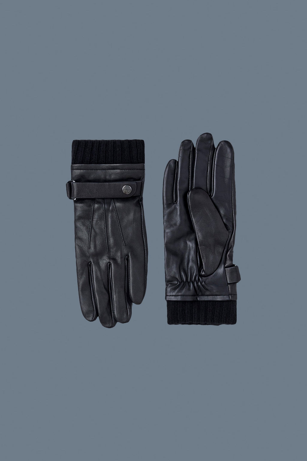 Gant de conduite en cuir REEVE (R) avec poignet en tricot