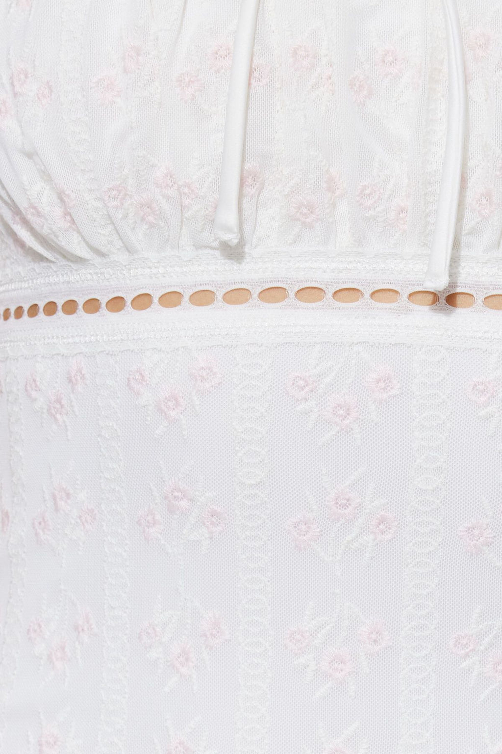 Mini-robe en maille brodée