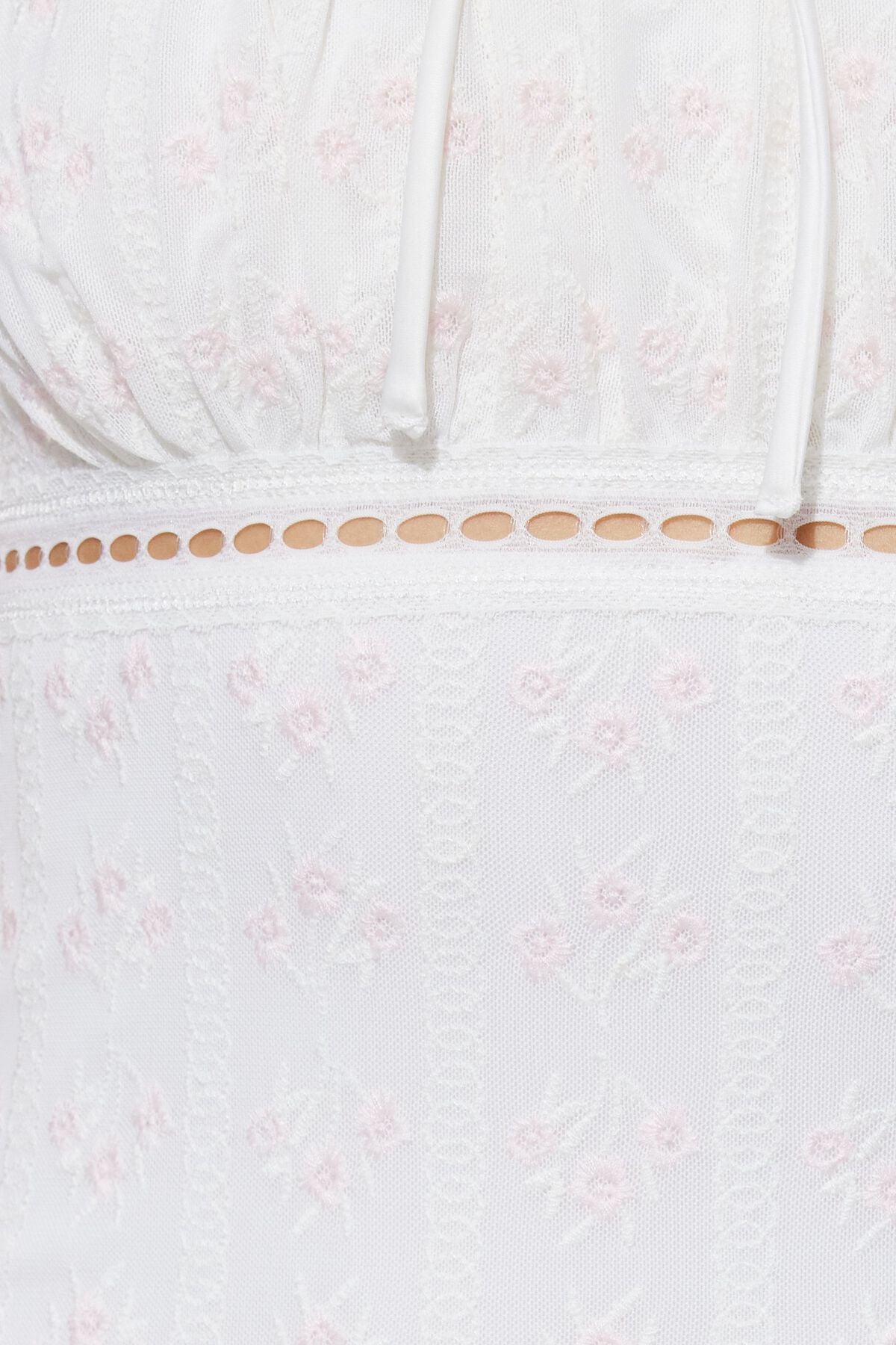 Mini-robe en maille brodée