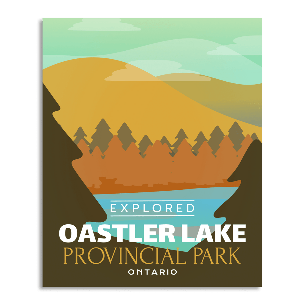 Affiche « Explorée » du parc provincial du lac Oastler