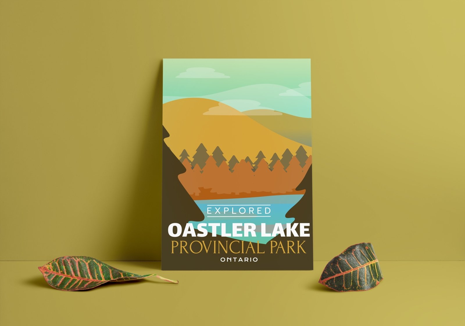 Affiche « Explorée » du parc provincial du lac Oastler