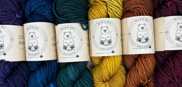 Superwash Merino - Worsted - 100g  Made in Canada