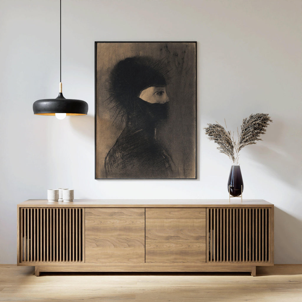 Odilon Redon - Armure | Œuvre surréaliste symboliste célèbre | Disponible avec ou sans cadre