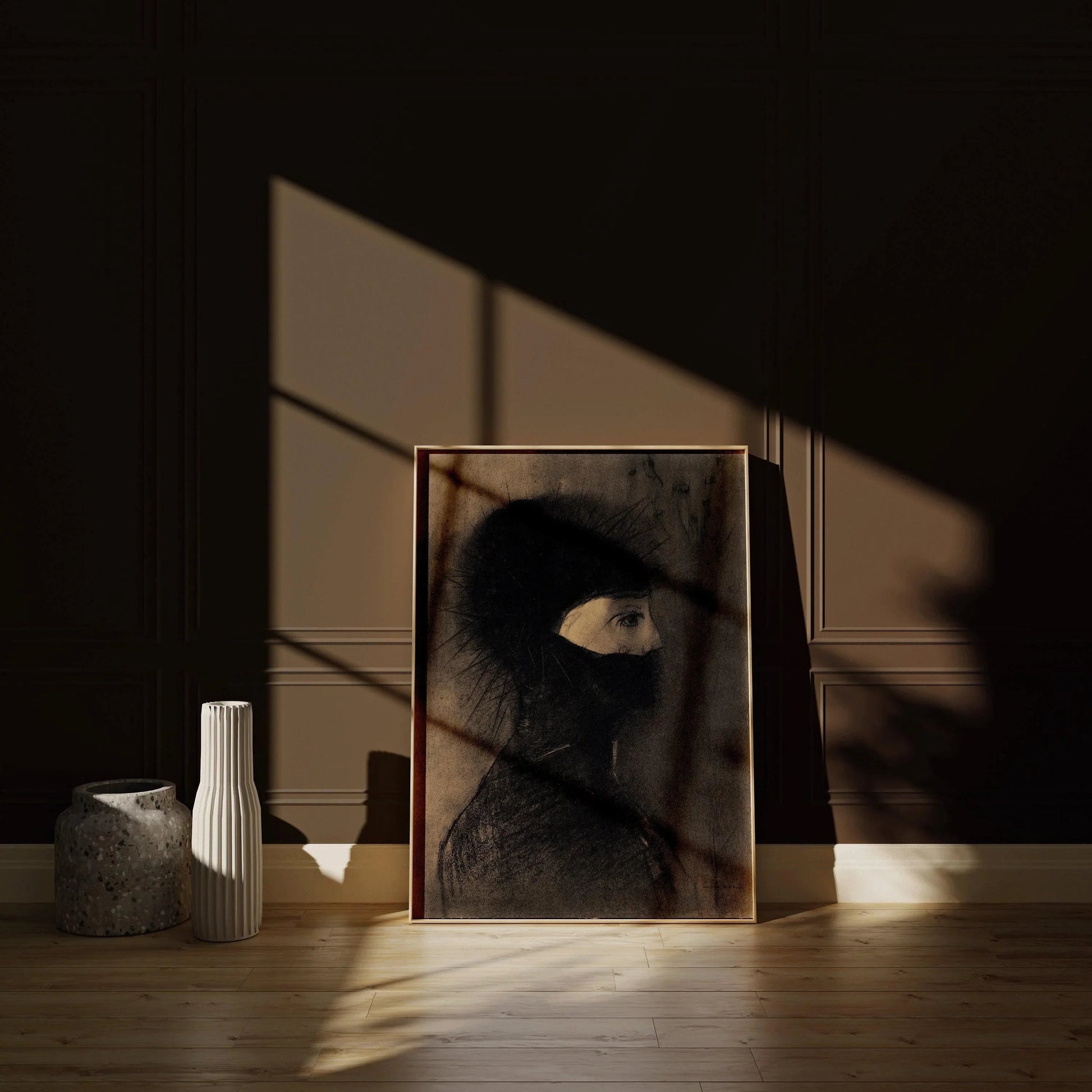 Odilon Redon - Armure | Œuvre surréaliste symboliste célèbre | Disponible avec ou sans cadre