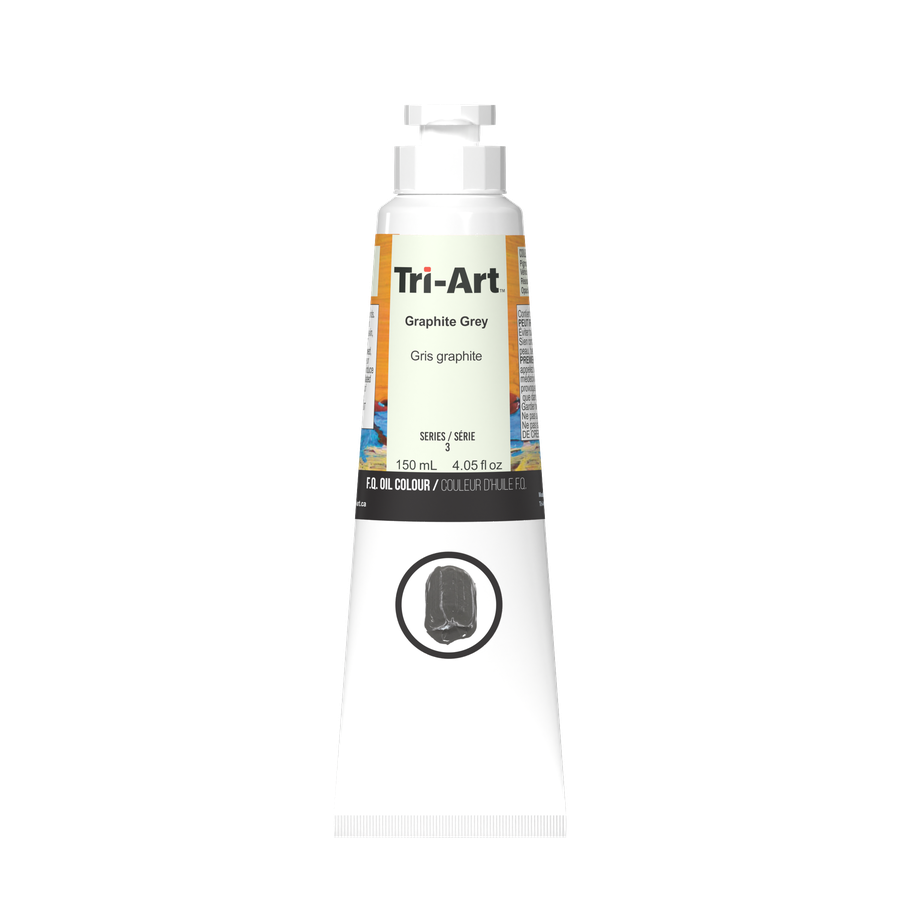 Tri-Art Oil Colours - Graphite Grey