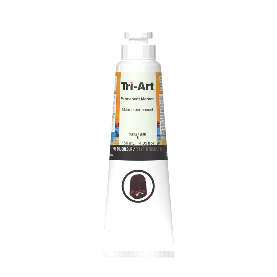 Tri-Art Oil Colours - Permanent Maroon