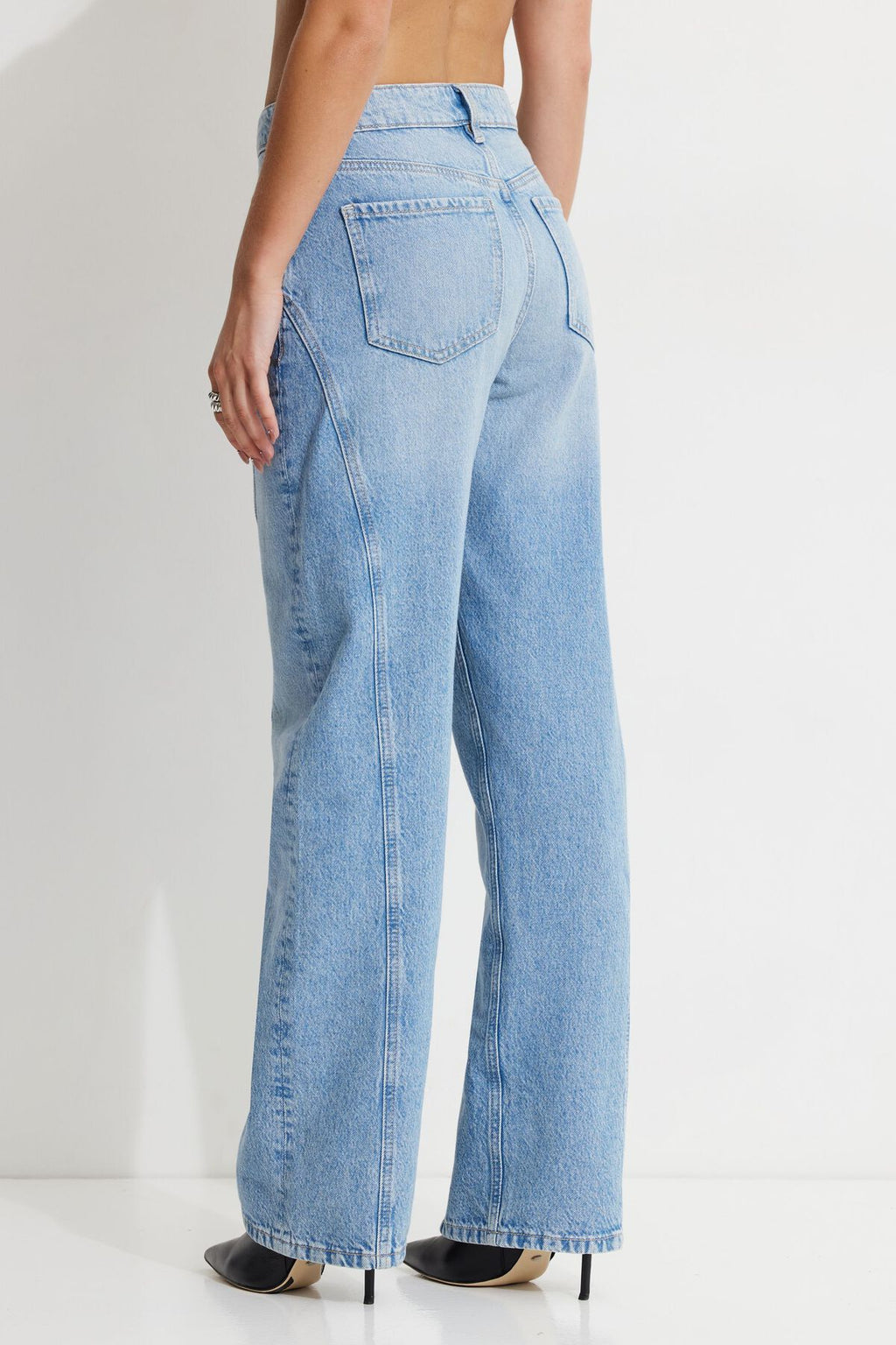 Mika Relaxed Straight Twisted Seam Jeans