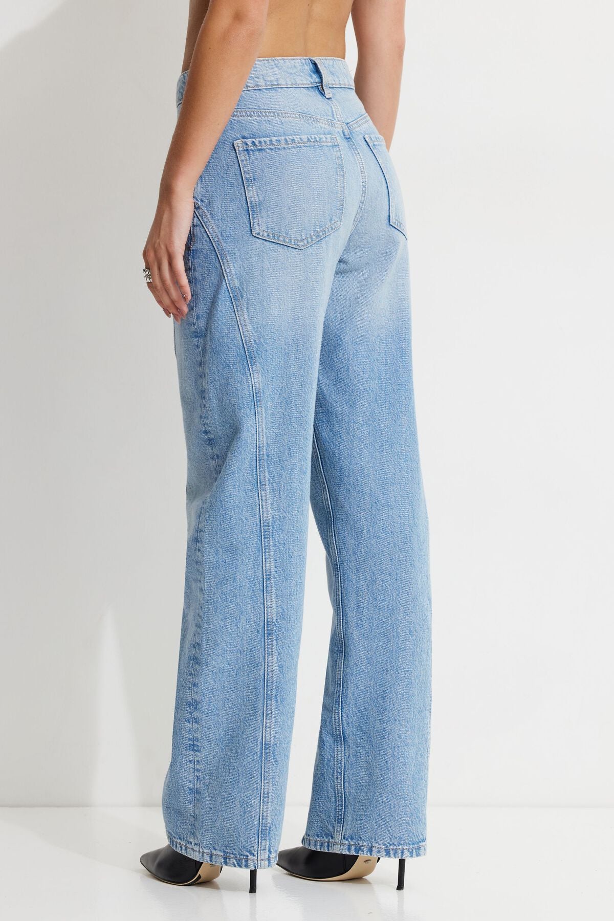Mika Relaxed Straight Twisted Seam Jeans