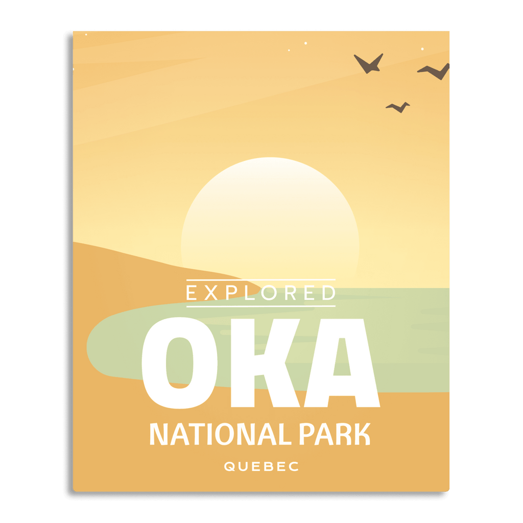 Affiche « Explorée » du parc national d’Oka