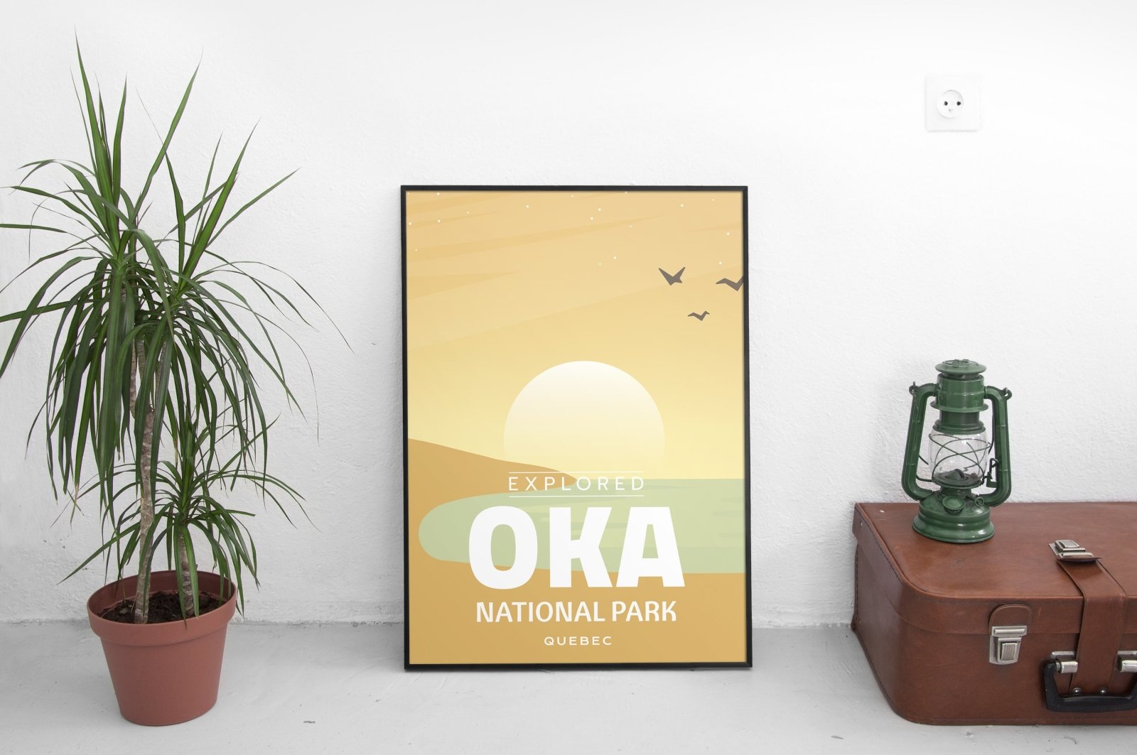 Affiche « Explorée » du parc national d’Oka