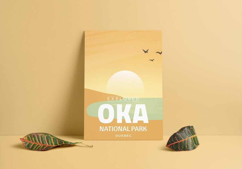 Affiche « Explorée » du parc national d’Oka