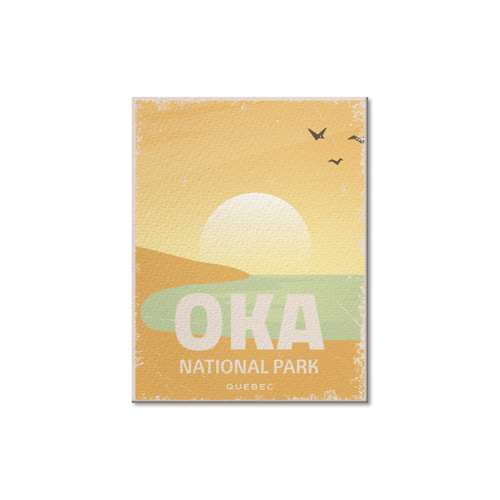 Carte postale du parc national Oka, Québec